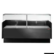 TECNODOM Serie MR Black 2000mm Wide Deli Display with Storage and Castors - Deli Display Fridges (TDMR-0920B) - TDMR-0920B