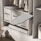 Hidden Ironing Board Wardrobe Cabinet Built-In Push Drop Down Ironing Board