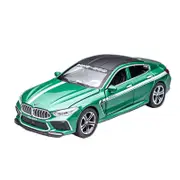 Catzon 1:32 M8 Alloy Car Model with Pull-Back Functionality and Sound Light Effects-Green