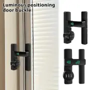 Mechanical Password Door Lock Luminous Barn Door Lock 3-Digit Password leFnd