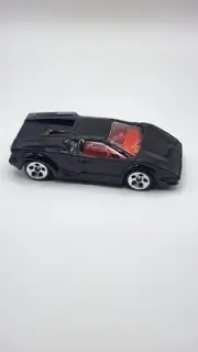 HOT WHEELS #768 - BLACK - LAMBORGHINI COUNTACH - 5 HOLE/DOT No Package