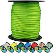 West Coast Paracord 550lb Paracord Spools – 7 Strand Type III Tactical Parachute Cord for Hiking, Camping, and Fishing – Neon Green (30m)