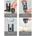 Portable Espresso Machine Travel Coffee Maker Compatible With K Cup Capsules