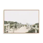 Artey | Lessie - Framed Canvas - Natural Frame - 100 x 150cm