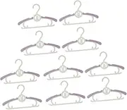 MAGICLULU 10 Baby Hangers Retractable Plastic Boys and Girls Clothes Hangers for Space Saving Organized Laundry