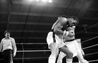 Kato Ali Is Hit From Hector Camacho Old Boxing Photo