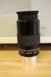 Telescope Warehouse 1.25" 40mm Super Plossl Eyepiece - High Quality Optics
