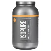 Isopure Zero Carb Whey Protein Isolate, Vanilla Salted Caramel, 3 lb, (1.36 kg)