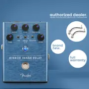 Fender Mirror Image Delay Guitar Effects Pedal (Digital, Analog, Tape)