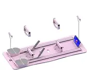 Foldable AB Exercise Board - Pilates Reformer, Core Trainer, Space Saving and Portable | Home Gym Workout Equipment for Toning, Strengthening and