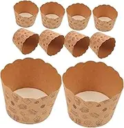 KOCKSHION 50pcs Decorative Muffin Cups Greaseproof Paper Cake Liners Vibrant Muffin Cases for Cupcakes Baking Treats for Parties Weddings Birthdays Easy to Use