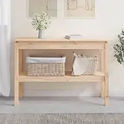 Console Table 110x40x75 cm Solid Wood Pine Home Accent