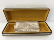 Bvlgari Glasses Hard Clamshell Eyeglasses Sunglasses With Cleaning Cloth New