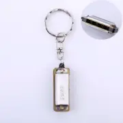 Keyring Harmonica Easy To Play Friends Mini Harmonica Sturdy Cover Plate