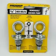 1 Pair - Progrip 3/8" Removable Trailer/Truck Bed Bolts Anchor Points Tie Downs