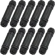 10PCS M22Z Shielded RJ45 Waterproof Cat5/5e/6 8P8C Connector IP67 Ethernet LAN Cable Connector Double Head Outdoor LAN Coupler Adapter Female to Female