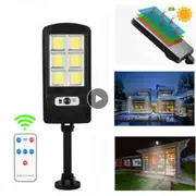Outdoor LED Solar Lamp With Motion Sensor And Remote For Outdoor Garden Downlight
