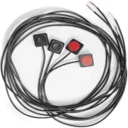 4Pcs Momentary Switch Momentary Push Button on Off Switch 12V 24V Mount 6651