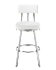 Armen Living Benjamin 26in Swivel Counter Stool