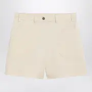 [Moncler] Short White In Cotton 42 IT White