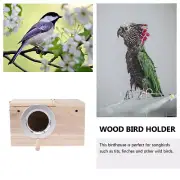 Budgie Nest Wooden Box Breeding Boxes Aviary Bird House Nesting
