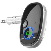 Wireless Car Bluetooth Music Receiver - Black