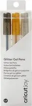 Cricut Joy Glitter Gel Pens 0.8, Black/Gold/Silver (3 ct)