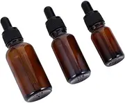 OHPHCALL Set of 9 Glass Dropper Bottles Essential Oil Travel Containers Leakproof Screw Cap for Travel