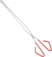 Long Fireplace Tools 38cm Fire Pit Tongs Grill and Barbecue Accessories for Outdoor Use