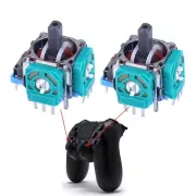 2 PCS Controller Replacement Button 3D Analog Stick Sensor Module Thumb Stick for PS4 Gamepad Dualshock 4 Xbox Repair Wi