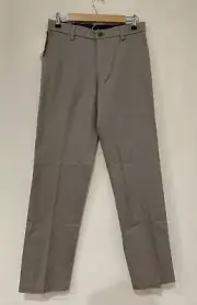 Dockers Signature Khaki Lux Cotton Stretch Mens Straight Fit Flat Front Pant