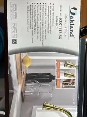 Satin Gold Kitchen Faucet with Pull Down Sprayer, Oakland Single Handle