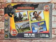 BNIB Dreamworks How To Train Your Dragon 4 In 1 Frametray Jigsaw Puzzles Ages 3+