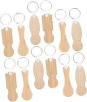 [VALICLUD] 12pcs Key Rings Trolley Tokens Durable Shopping Cart Removers Keychain Pendants Easy Detach Design for Convenient Use