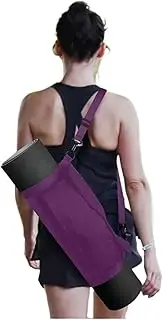 Yoga Bag for Mat Multifunction Yoga Mat Holder Adjustable Shoulder Strap Yoga Mat Duffle Bag Patterned Canvas with Pocket Zippe