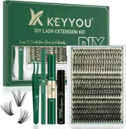 DIY Lash Extension Kit 300Pcs Individual Eyelash Extension Kit 30D40D50D 0.07D