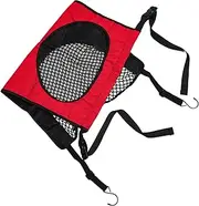 BESPORTBLE Dog Gates Car Rear Seat Protection Dog Barrier for Car Vehicle Pet Barrier Dog Car Barrier Mesh Cars Dog Backseat Barrier Pet Barrier Net SUV Dog Net Car Dog Net Barrier Nylon Red