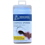 Premium Surface Protection Super Absorbent Chamois Sponge For Spills on Fabric, Rugs, Carpet & Leather