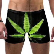 [VBFOFBV] Men's Printed Jammer Swimsuit Swim Shorts, Cartoon Airplane Pattern