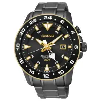 在飛比找樂天市場購物網優惠-送禮首選★SEIKO SPORTURA人動電能錶GMT/5M