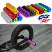 2x Aluminum Alloy Bicycle Pegs BMX Pegs for MTB Bike Rear Stunt Fit 3/8 in Axles