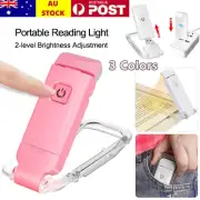 LED Clip On Book Reading Light Lamp USB Rechargeable Flexible Lights For Reading