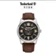 Timberland 男錶EASTPORT系列 紐約街頭數字腕錶 皮帶-黑色/咖啡色(TDWGA0040901)