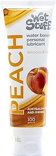 Wet Stuff Peach Flavoured Water Based Personal Lubricant Tube 100g