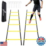 Sportneer Agility Ladder Speed Training Set - 12 Rungs 20ft Detachable Exerci