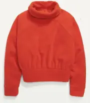 Old Navy Kid Girls Size Small (6-7) ~ Funnel Neck Microfleece Sweatshirt $20 NWT
