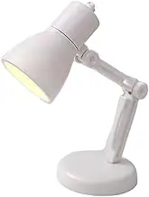 Desk Lamps with USB Charging, Miniature Folding LED Table Lamp, Model Furniture Desk Light, Small Reading Book Lamp, Bedside Lamp, Desk Lamps for Home Office, 4.5 * 12cm White