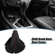 1pcs Car Shift Boot Cover Universal Gear Shift Knob Boot Dust Cover Faux Leather