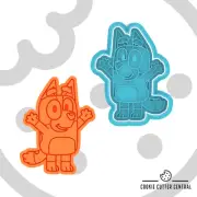 Bluey - Bingo Cookie Cutter and Embosser - 8.3cm x 6.4cm