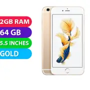 Apple iPhone 6s+ Plus (64GB, Gold) - Refurbished (Excellent)